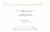 Self-compensated 3He-K magnetometer for CPT testsphysics.princeton.edu/romalis/CPT/presentations/CPT Violation DAMOP 2002.pdf · in String Theory or Quantum Gravity ... The magnetometer