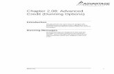 Chapter 2.08: Advanced Credit (Dunning Options)Dunning...Chapter 2.08: Advanced Credit (Dunning Options) Introduction This document is for users who are charged with establishing and