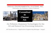 ANGUIL ENVIRONMENTAL SYSTEMS, INC. · Supplier Association (GPSA) Deb,Gene and Chris Anguil ... CO 2 Emission from from Different Control Equipment 1200 1400 1600 1800 Emission (lbs/hr)