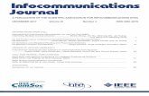 Infocommunications Journal - HTE · Retrospective Interference Neutralization for the Two-Cell MIMO Interfering Multiple Access Channel 6 DECEMBER 42017 VOLUME IX NUMBER INFOCOMMUNICATIONS