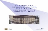 FEASIBILITY GUIDELINES FOR HERITAGE DEVELOPMENT … · will further assist in an understanding of the property development feasibility process, and the identification of key economic-performance