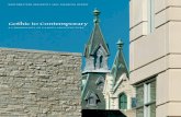 Gothic to Contemporary - northwestern.edu · University, the architecture of the School of Law embraces the values of the medieval guilds and society of craftsmen that the most conscientious