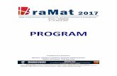 PROGRAM - BraMat 2017 · 10 th International Conference on Materials Science and Engineering – BRAMAT 2017 PROGRAM 4 Conference Venue Brașov is situated in the central part of