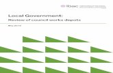 Local Government...Local Government: Review of council works depots May 2015. Authorised and published by the Independent Broad-based Anti-corruption Commission, Level 1, 459 Collins