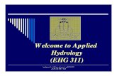 Welcome to Applied Hydrology (EHG 311) - kau APPLIED... · 2009-03-20 · ﺎﯿﺟﻮﻟﻮﯿﺟ ﻢﺴﻗ – ﺖﺑﺎﺛ ﺪﯿﻌﺳ ﻦﺑ دﻮﻤﺤﻣ / رﻮﺘﻛﺪﻟا