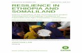 RESILIENCE IN ETHIOPIA AND SOMALILAND · Resilience in Ethiopia and Somaliland: Impact evaluation of the reconstruction project ‘Development of Enabling ... and built environment