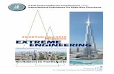 26-28 February 2019 Singapore EXTREME ENGINEERING...Burj Khalifa, 828m, Dubai, UAE. 11th International Conference of the ... Full length papers will be published on USB and each paid