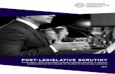 POST-LEGISLATIVE SCRUTINY · Box 3: Post-Legislative Scrutiny of the Freedom of Information Act by the UK House of Commons Box 4: Possible trigger points to initiate Post-Legislative
