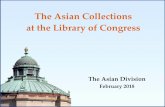 The Asian Collections at the Library of CongressMateria Medica (A 1655 edition) Gamble Collection Special Collections Greetings of the Chinese to the Americans. Sharing the Asian Treasures