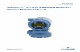 Rosemount™ 8732EM Transmitter with HART Protocol Reference ... · WARNING Explosion hazards. Failure to follow these instructions could cause an explosion, resulting in death or