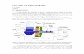 CONTROL OF WIND TURBINES - mragheb.com 475 Wind Power Systems... · Figure 5. Wind generator yaw mechanism. The yaw mechanism under the nacelle of a 750 kW machine looking from the