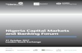 Nigeria Capital Markets and Banking Forum · 08 Nigeria Capital Markets and Banking Forum Nigeria Capital Markets and Banking Forum 09 WHITE & CASE White & Case is a global law firm