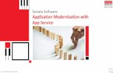 Sonata Software Application Modernization with App Service · SAP ECC / SAP Hybris MS Dynamics Internal Business Applications, Platforms. ... • Dynamics CRM • Dynamics AX •