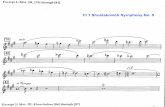 Fl 1 Shostakovich Symphony No. 5SYMPHONY No. 5 DMITRI SHOSTAKOVITCH (1906-1975) In my years of orchestral performing, the Shostakovich SYMPHONY No. 5 never failed to arouse an extraordinary