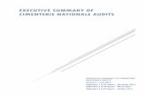 EXecutive Summary of Cimenterie Nationale Auditslepap.moe.gov.lb/sites/default/files/EA Executive Summary... · 2018-06-20 · 1 Introduction and Scope This report presents an executive
