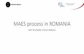 MAES process ROMANIA - Europa · 2017-03-20 · MAES process integrated results from local level to national Biodiversity and Ecosystems Services Programme Demonstrating and promoting