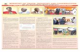 MINISTRY OF TRADE, INDUSTRY AND …...MINISTRY OF TRADE, INDUSTRY AND COOPERATIVES The 7th Annual Sector Review Conference Theme: “Micro, Small and Medium Enterprises as a …