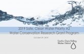2019 Safe, Clean Water Priority A2 Water Conservation ......Agenda 1. About the Water District 2. Safe, Clean Water and Natural Flood Protection Program 3. FY 2019 Funding Cycle 4.