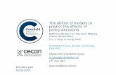 M2D Conference on Decision Making Under Uncertaintyblogs.exeter.ac.uk/models2decisions/.../Liz-Varga-M2D-Jul-2017-final.pdf · M2D Conference on Decision Making Under Uncertainty