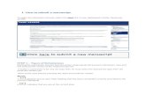 How to submit a manuscript. - EurekaSelectbsp-cms.eurekaselect.com/tutorial/doc/1.docx · Web viewHow to submit a manuscript. To begin the submission process, select the here link