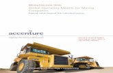 Mining Executive Series Global Operating Models …...Mining Executive Series Global Operating Models for Mining Companies Adding value beyond the individual assets Part of a series