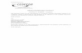 (DRAFT) FRAMEWORK CONTRACT...(DRAFT) FRAMEWORK CONTRACT CONTRACT NUMBER – [complete] The European Centre for the Development of Vocational Training, hereinafter referred to as "Cedefop”,
