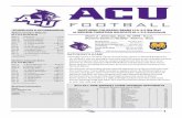 ACU · ACU football NORTHERN COLORADO BEARS (1-0, 0-0 Big Sky)SCHEDULES & SCOREBOARDS Abilene Christian Wildcats (0-1, 0-0 Southland) Sept. 3 at Air Force .....
