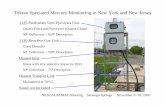 Tekran Speciated Mercury Monitoring in New York and New Jersey · Tekran Speciated Mercury Monitoring in New York and New Jersey NESCAUM MAC Meeting Saratoga Springs November 9–10,