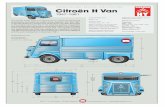 DIMENSIONS AND TECHNICAL SPECIFICATIONS Citroën H Van · DIMENSIONS AND TECHNICAL SPECIFICATIONS The Citroën H Van, Type H, H-Type or HY is a panel van (light truck) produced by
