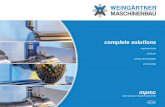 complete solutions - weingartner · 2015-11-17 · complete solutions machine tools software cutting technologies protocolling mpmc multi product machining center de / en. The mpmc