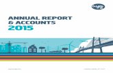 ANNUAL REPORT & ACCOUNTS 2015 - WYG · ANNUAL REPORT & ACCOUNTS 2015 creative minds safe hands. 2 WYG REPORT & ACCOUNTS 2015 WYG AT A GLANCE WYG is a global project management and