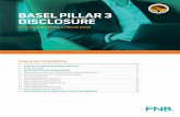 BASEL PILLAR 3 DISCLOSURE · 2 BASEL PILLAR 3 DISCLOSURE For the Quarter Ended 31 March, 2019 1. OVERVIEW OF RISK MANAGEMENT PROCESSES Introduction First National Bank of Botswana
