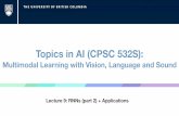 Topics in AI (CPSC 532S)lsigal/532S_2018W2/Lecture9.pdf · 2019-02-11 · Vanilla RNN Gradient Flow [ Bengio et al., 1994 ] [ Pascanu et al., ICML 2013 ] h 0 x 1 W stack tanh h 1