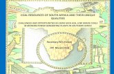 COAL RESOURCES OF SOUTH AFRICA AND THEIR UNIQUE QUALITIES · coal resources of south africa and their unique qualities challenges and opportunities in using high ash, low grade coals
