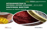 SAFFRON SECTOR · high initial costs and long profit gestation are barriers to entry for prospective saffron farmers 13 a highly seasonal and labour-intensive sector (especially for