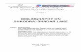 BIBLIOGRAPHY ON SHKODRA/SKADAR LAKErerep.rec.org/biodiversity/docs/ShkoderBibliography.pdfBibliography on Shkodra / Skadar Lake is a specific result of the proje ct “Promotion of