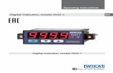 Digital indicator, model DI32-1 EN - Wika · WIKA operating instructions digital indicator, model DI32-1 13 14122699.02 10/2016 EN 5. Commissioning If the instrument is transported