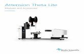 Attension Theta Lite - Biolin Scientific · 2019-03-18 · 4 Attension ® I Theta Modules and Accessories Dispenser Dispenser creates the droplets used in measurements. Theta Lite