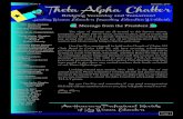 Theta Alpha Chatter - Weebly · Theta Alpha Chatter Page 2 October Meeting Details October starts the time of year that is one of my favorites! The weather starts to cool down (hopefully),