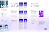 Gram and AFB Stain Kits QC Slides - Becton Dickinson · staining procedures. BD BBLGram QC Slides and BD BBLAFB QC Slides eliminate the need for the laboratory staff to maintain stock