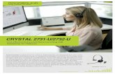 ADDASOUND Crystal 2731-U 2732-U(EN) · 2017-10-01 · ADDASOUND Crystal 2731-U/ 2732-U USB headsets are designed for users who have noisy/loud environments in addition to budget concerns.˜You