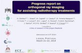 Progress report on orthogonal ray imaging for assisting ... · Dr. Evaristo Cisbani (National Institute of Health - Rome and INFN) Mar.22,2014 JORNADAS DO LIP 2014 P. Crespo et al.