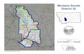 Montana Senate District 35docs.msl.mt.gov/Legislative_Snapshot/2014_SDMaps/S35.pdf · Montana Senate District 35 0 5 10 20 30 40 Scale of Miles For elections held in 2014 - 2022.