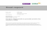 B.NBP.0695 (2016-01-27) Final Report-MLA Non-Confidential ... · B.NBP.0695 Final Report- On-farm algal ponds to provide protein for northern cattle Page 3 of 46 Executive summary