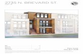 2735 N. BREVARD ST. · 2019-01-25 · 2735 N. BREVARD ST. ©2018. Saussy Burbank, LLC “Saussy Burbank” is a service mark of Saussy Burbank, LLC. Prices, plans, designs, architectural