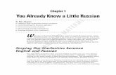Chapter 1 You Already Know a Little Russian...Chapter 1: You Already Know a Little Russian 15 Looking at the Russian Alphabet (It’s Easier than You Think) If you’re like most English