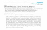 Virulence Factors of Erwinia amylovora: A Review · Virulence Factors of Erwinia amylovora: A Review Núria Piqué 1,*, ... is the causal agent of fire blight, a devastating plant