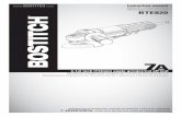 BTE820 - Bostitch Manual/Bostitch/90599538...i) hold power tool by insulated gripping surfaces only, when performing an operation where the cutting accessory may contact hidden wiring