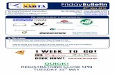 QUICK! - SARTA Bulletin 2016/SARTA Friday Bulletin 160527.pdfWE WOULD LIKE TO THANK THE BELOW DONORS FOR THESE GREAT AUCTION ITEMS: Donor Item Access Capital Pty Ltd Baby Q Weber Aldom