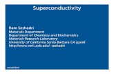Ram Seshadri - University of California, Santa Barbaraseshadri/2015_218/Superconductivity1.pdfseshadri@mrl Metallic conductors and Ohm’s Law Georg Simon Ohm (1789–1854); law stated